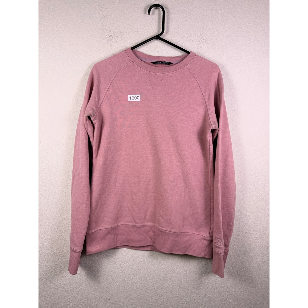 The North Face Womens Pink Heritage Raglan Crewneck Sweatshirt Medium